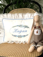 Belcekız Model Decorative Baby Pillow - Blue