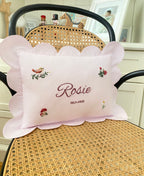 Kişiselleştirilmiş Keten Dilimli Bebek Yastığı