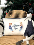 Geometri Model Dekoratif Bebek Yastığı - Lacivert