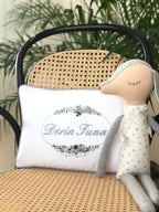 Atlas Model Dekoratif Bebek Yastığı - Gri