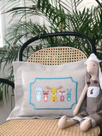 Animal Model Linen Decorative Baby Pillow