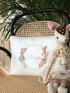 Geometry Model Decorative Baby Pillow - Salmon