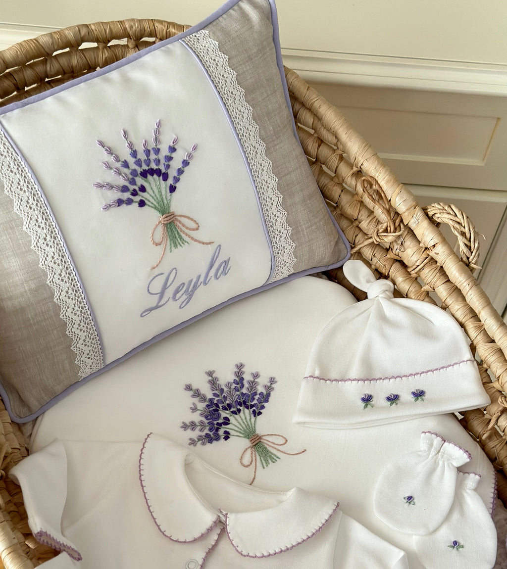 Lavender Decorative Baby Pillow