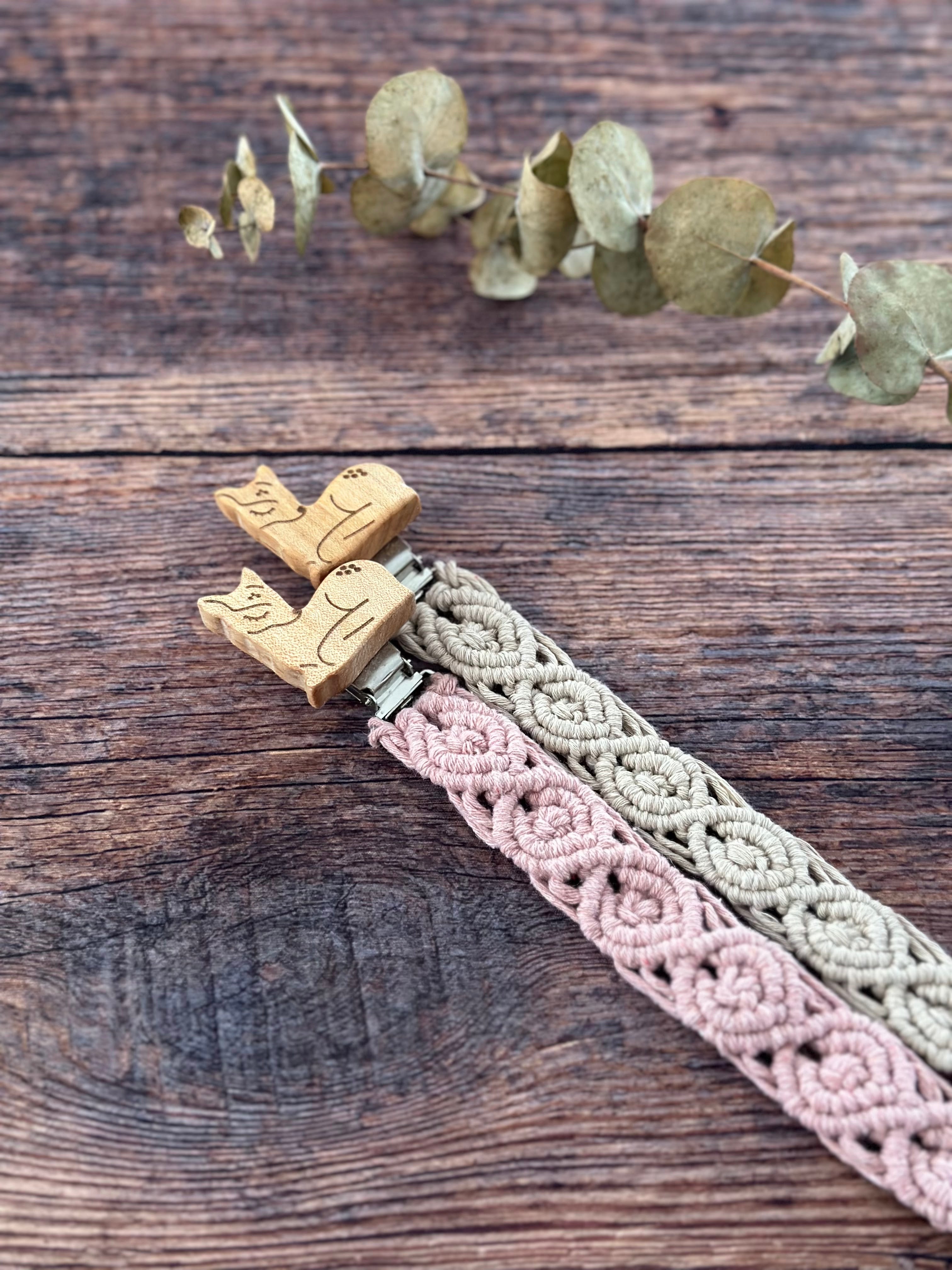 Makrome Emzik Askısı - El Yapımı