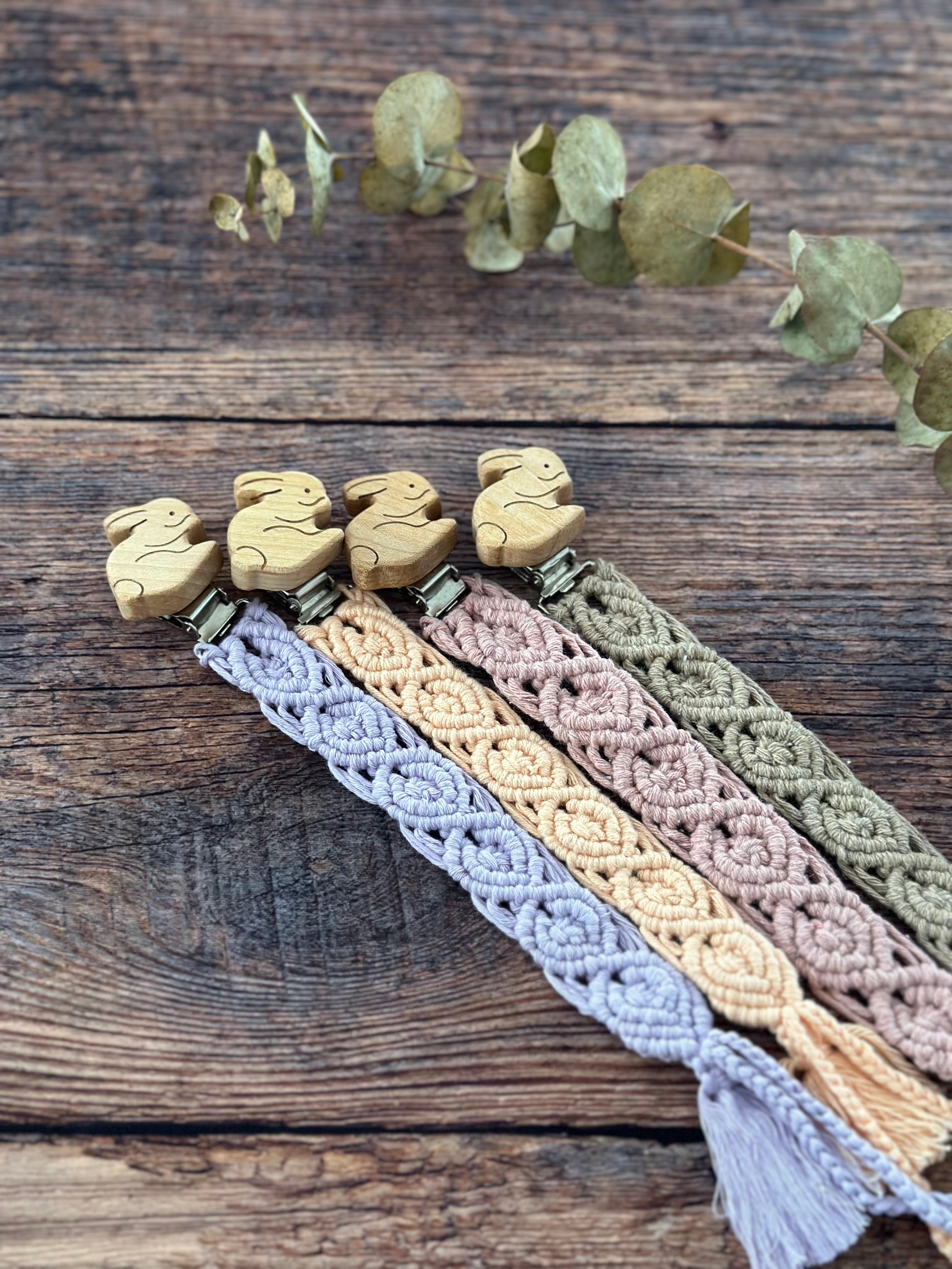 Makrome Emzik Askısı - El Yapımı