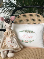 Belcekız Model Decorative Baby Pillow - Salmon