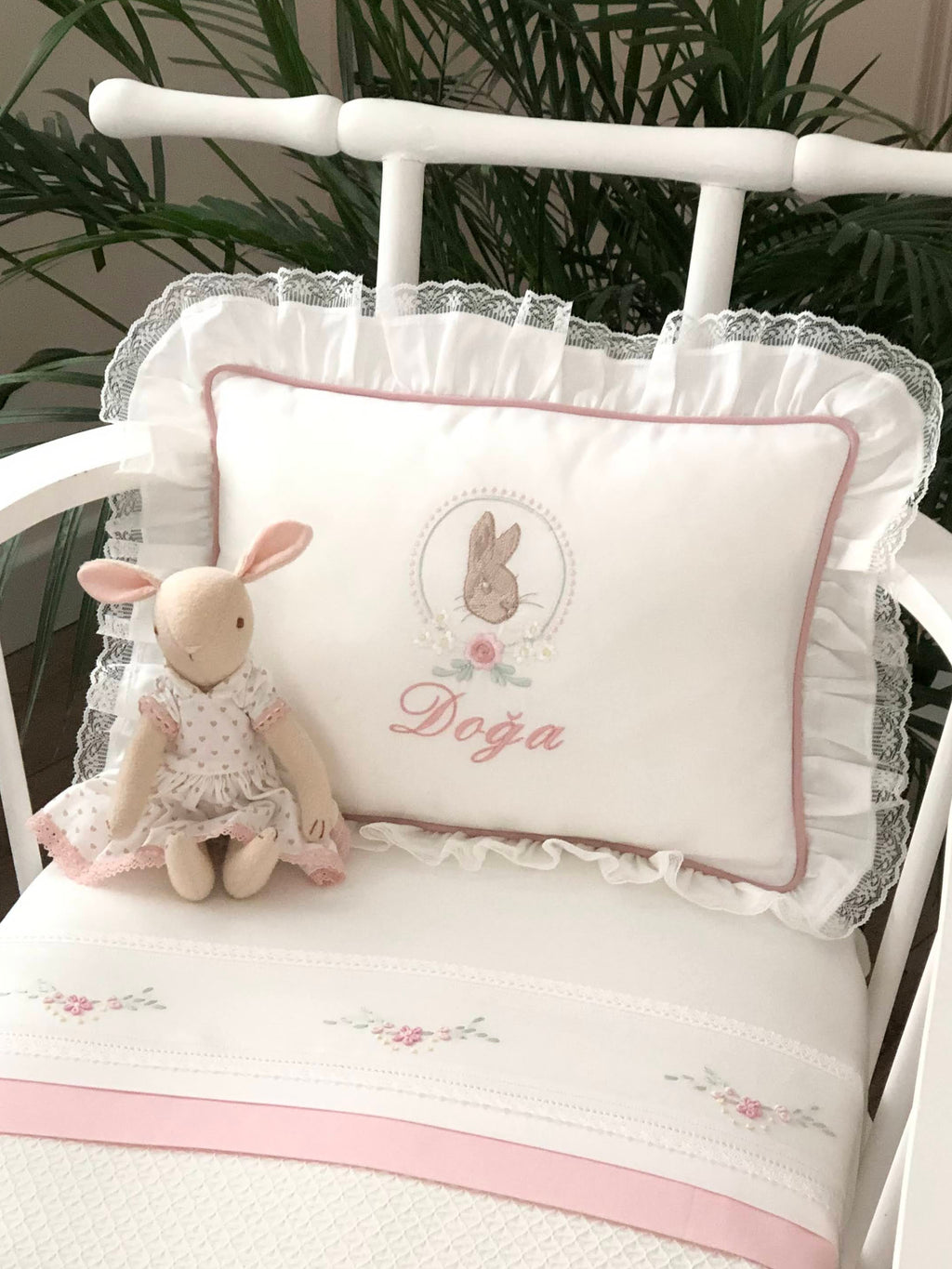 Peter Rabbit Series Baby Pillow-Dried Rose