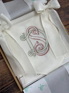 Kişiye Özel İsimli Keten Banner / Kapı Süsü Monogram
