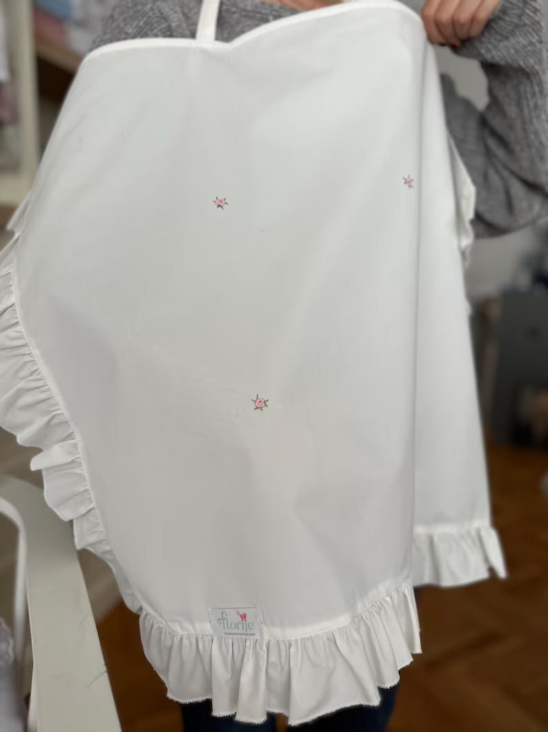 Emzirme Örtüsü El İşi İşlemeli