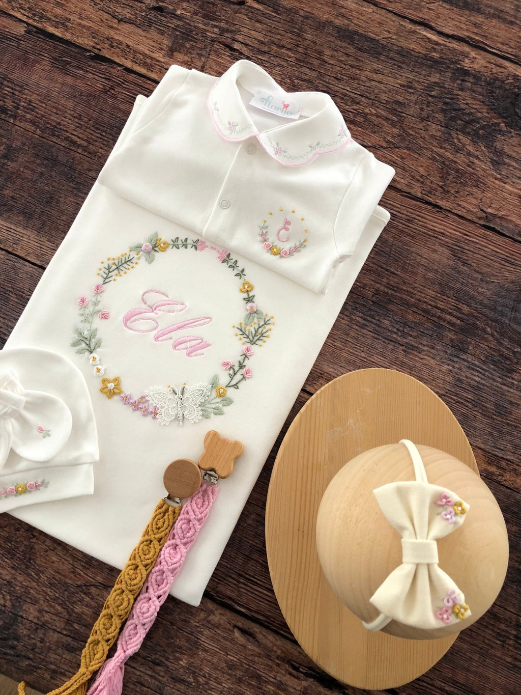 Kelebek Rüyası Hastane Çıkışı Seti - Hardal