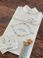 Lily Serisi Hastane Çıkışı Seti Mavi