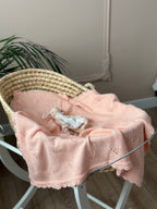 El Örgüsü Somon Bebek Battaniyesi