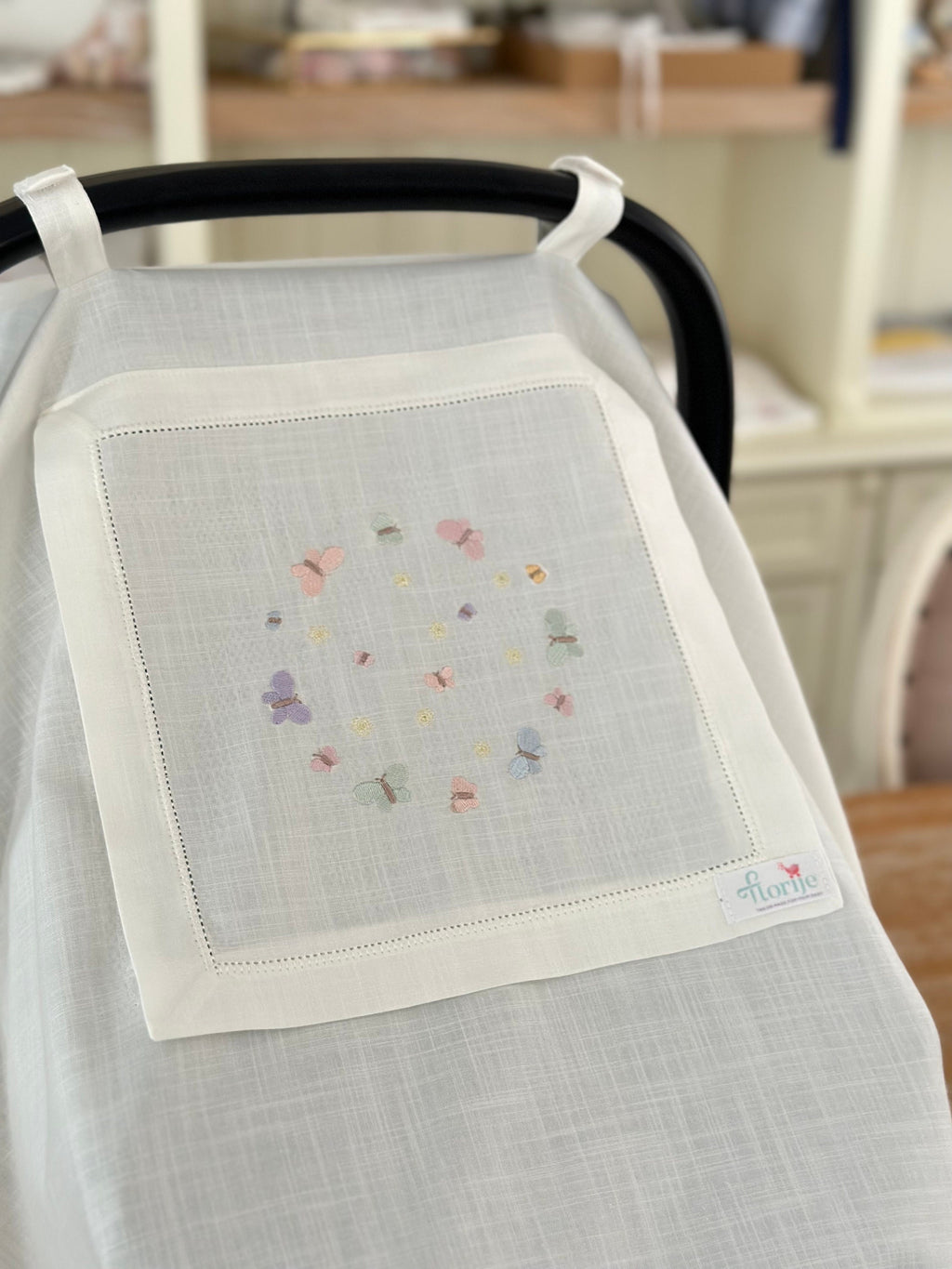 Butterfly Keten Puset Örtüsü