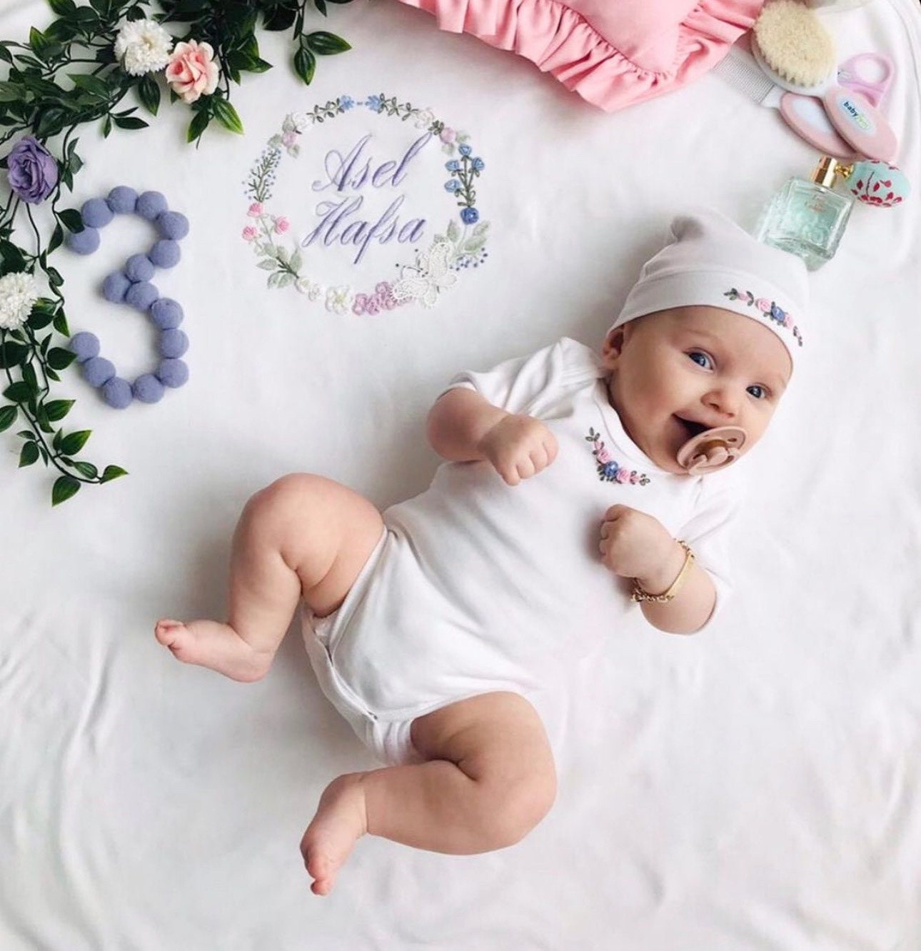 Kelebek Rüyası Hastane Çıkışı Seti- Pembe&Lila