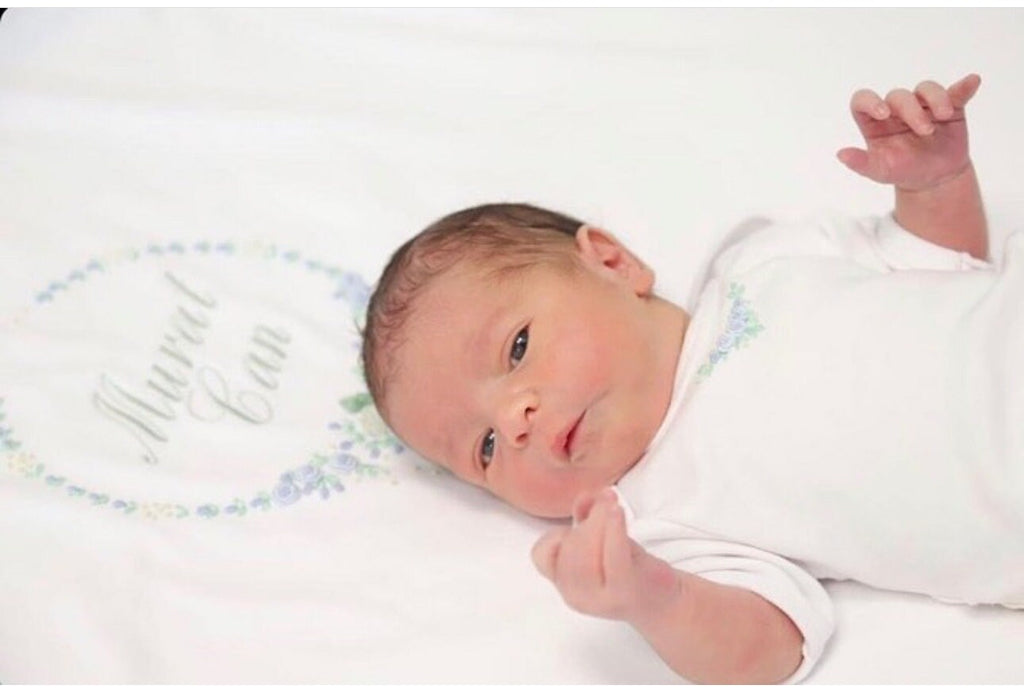 Ortanca Model Hastane Çıkışı Seti Mavi&Mint