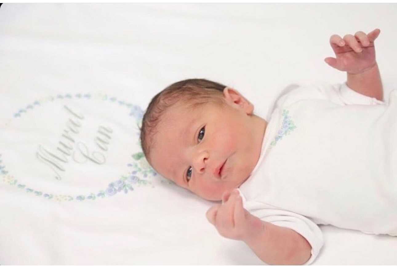 Ortanca Model Hastane Çıkışı Seti Mavi&Mint