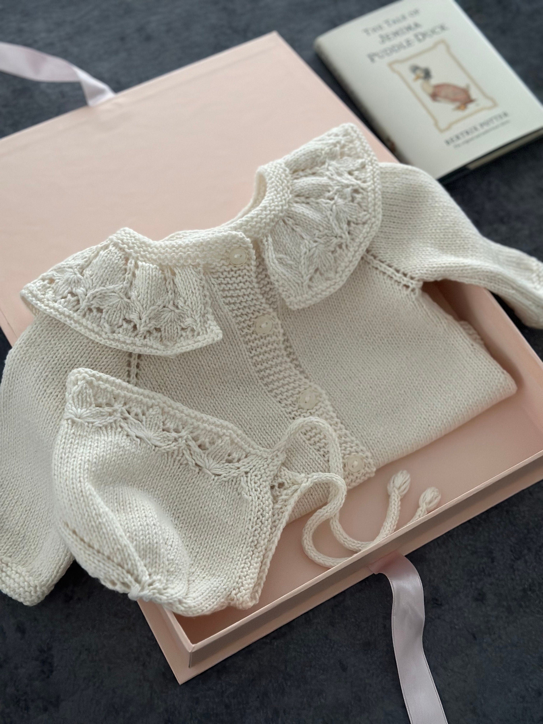 Erantis El Örgüsü Bebek Hırka Şapka Seti