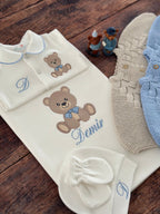 Teddy Bear Ayıcık Nakışlı Hastane Çıkışı Seti