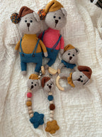 Amigurumi Ayıcık Model Bebek Seti – 3 Parça