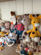 Amigurumi Zürafa Model Bebek Seti – 3 Parça