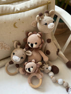 Amigurumi Zürafa Model Bebek Seti – 3 Parça