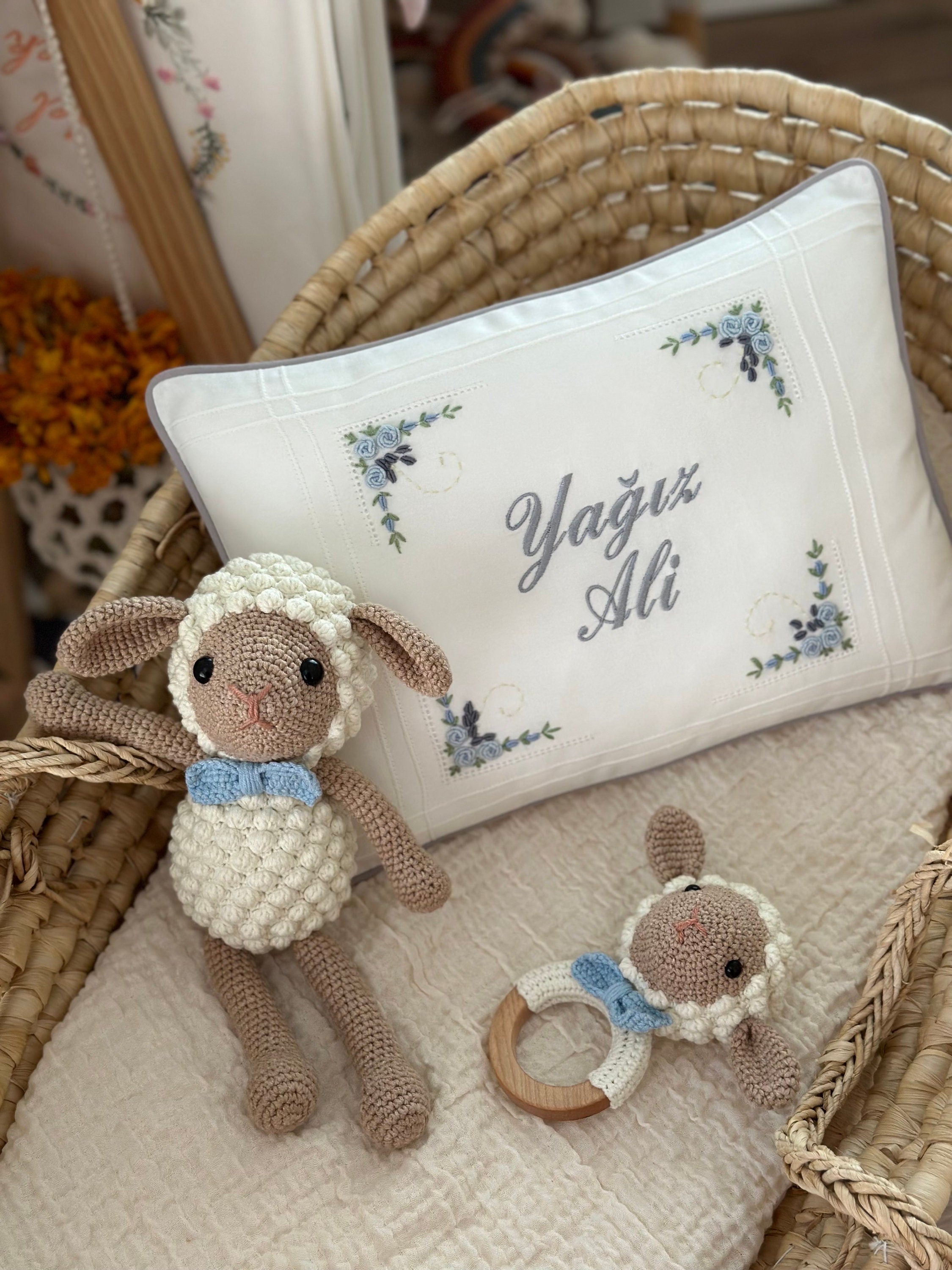 Amigurumi Kuzu Model Bebek Seti – 3 Parça