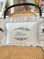 Istanbul Serisi Mavi Dekoratif Bebek Yastığı – Pamuk Saten