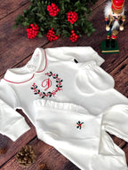 D Harfli 3 Parça Bebek Tulum Seti