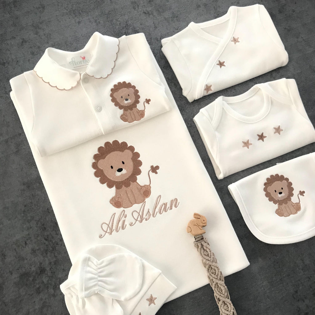 Aslan Nakışlı Hastane Çıkışı Seti