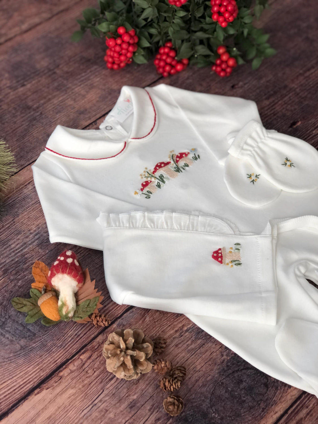 First Christmas 3 Parça Bebek Tulum Seti