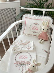 Dusty Rose Dekoratif Bebek Yastığı Oval Model - Gül Kurusu