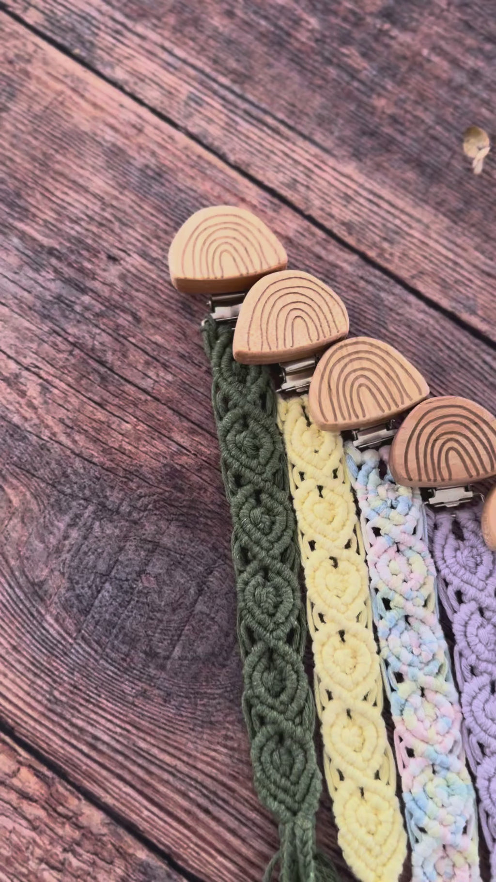 Makrome Emzik Askısı - El Yapımı