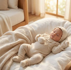 Pure 5 Parça Triko Yenidoğan Bebek Seti – Krem